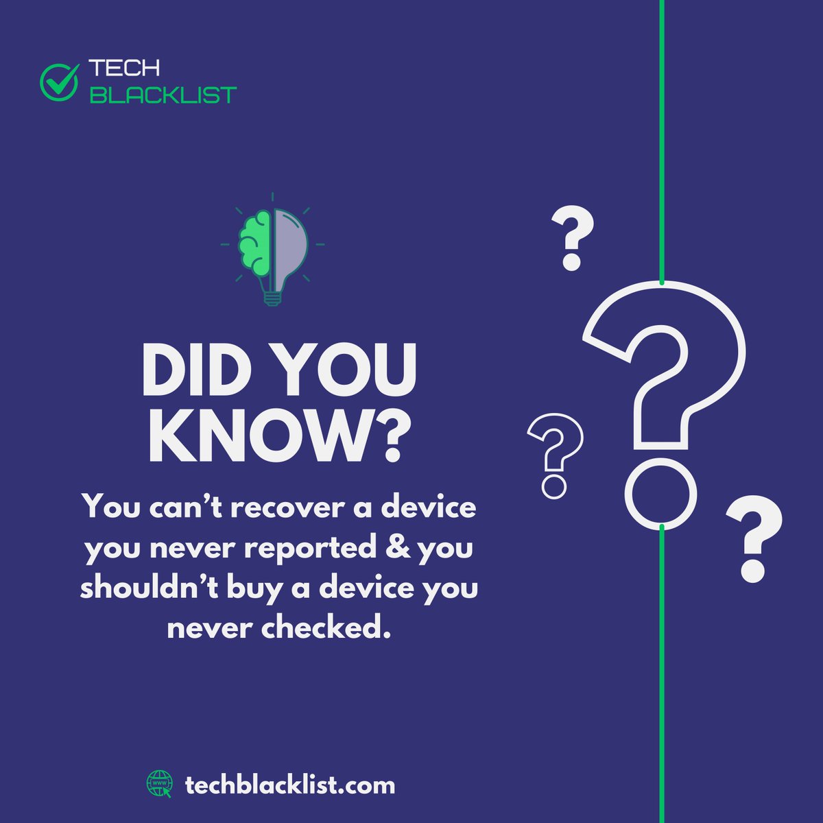 Techblacklist's tweet photo. Recovery starts with a report.
Safety starts with a search.
Use https://t.co/cCmvnasPtZ
#VerifyBeforeYouBuy #RecoverWhatsYours https://t.co/ZcBfdCvIQd
