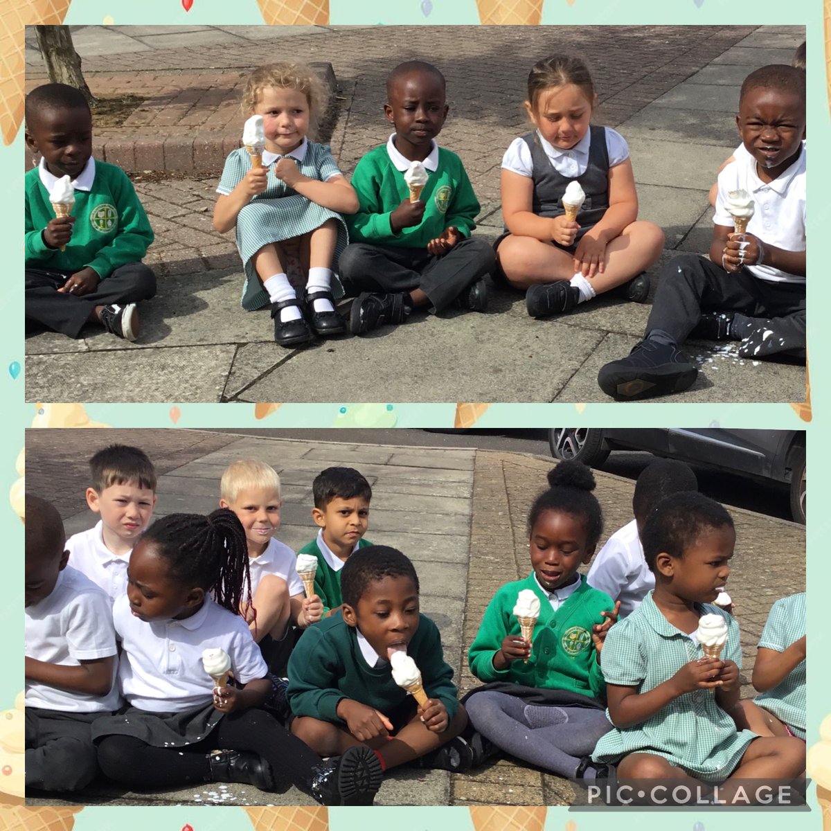 💚🍦Nursery enjoyed their attendance ice-cream celebrations! 🍦💚