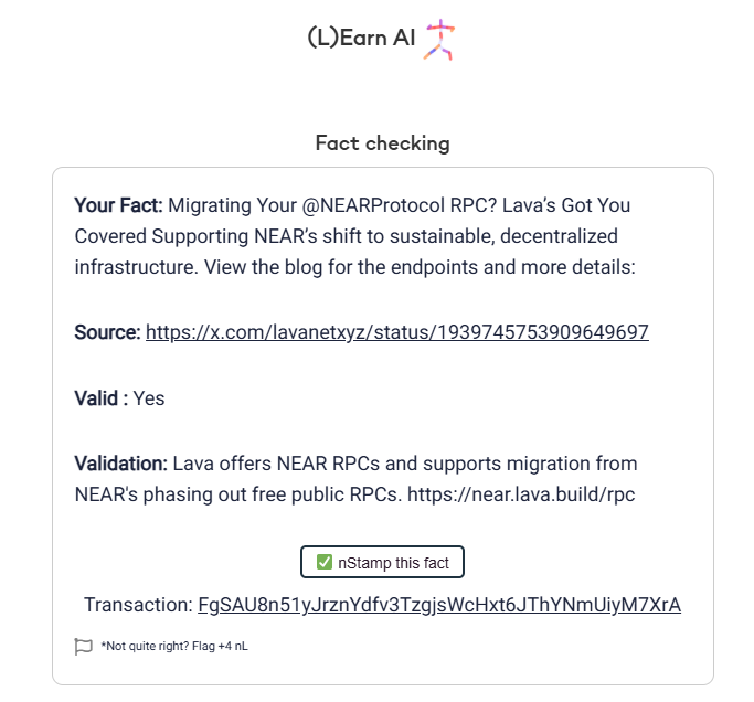 Now everyone can Fact Check X posts related to <a href="/NEARProtocol/">NEAR Protocol</a> and ecosystem