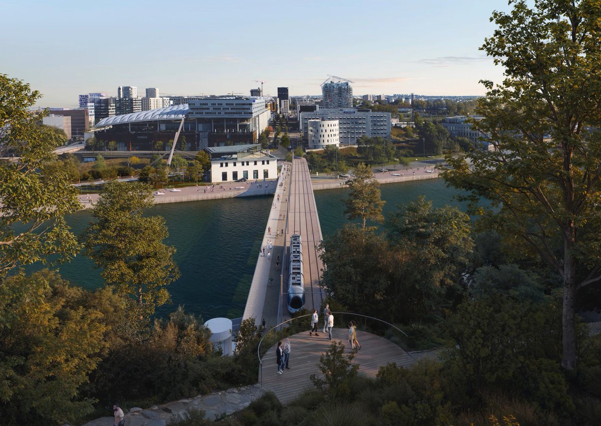 Des nouvelles de TEOL.

Un concours lancé par <a href="/SYTRALmobilites/">SYTRAL Mobilités</a> a été remporté par l'agence d'architecture hollandaise OMA pour le pont qui franchira la Saône :

oma.com/projects/lyon-…