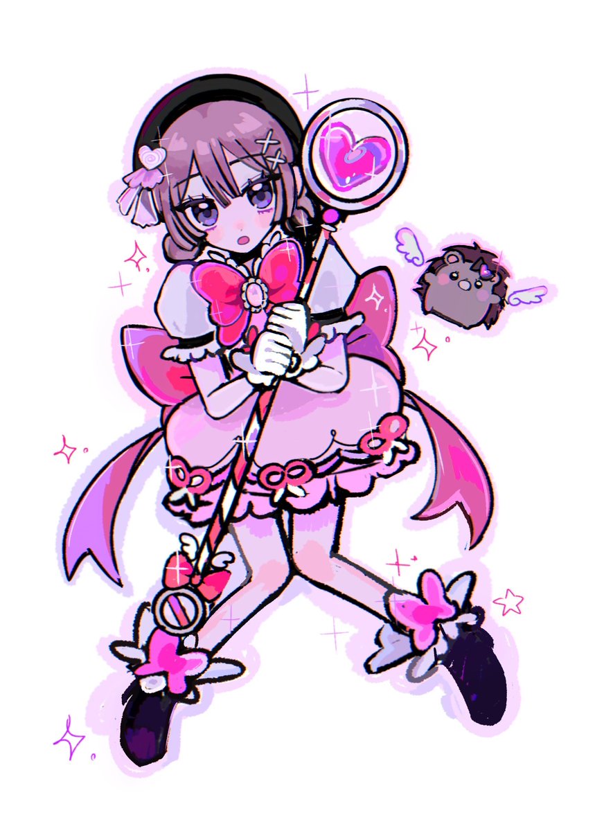 魔法少女ばにらちゃん✂️💗˖ ࣪⊹⚠
 #ずとまよファンアート