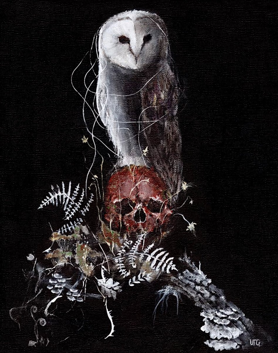 Happy Tuesday 🦉
This is my 2025 owl edition. It happens once a year ✨ hope you grab one 🖤

Owl &amp; Skull
0.01 $eth
🔗 ⬇️