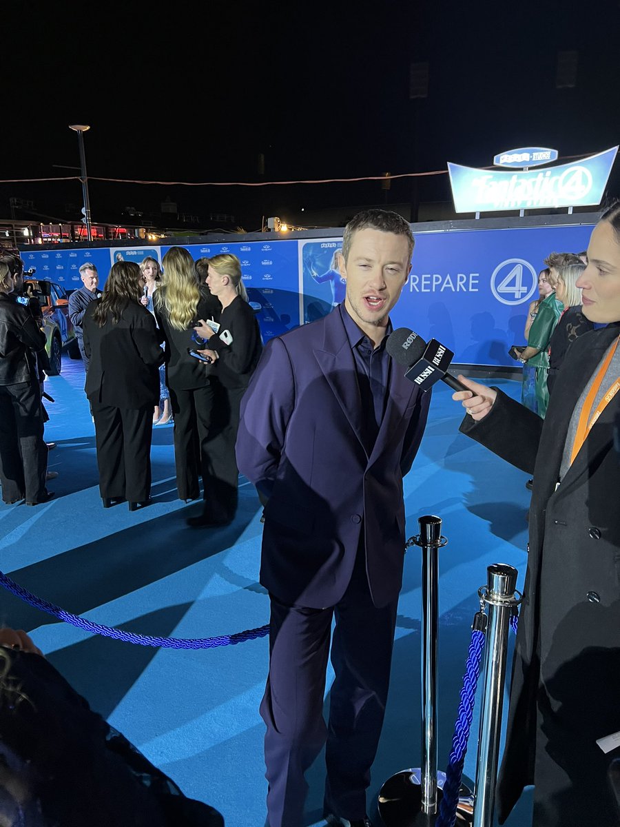 ratedPDG's tweet image. It was just a bit fantastic chatting with Joseph Quinn and Ebon Moss-Bachrach tonight at the Australian launch of #FantasticFour.