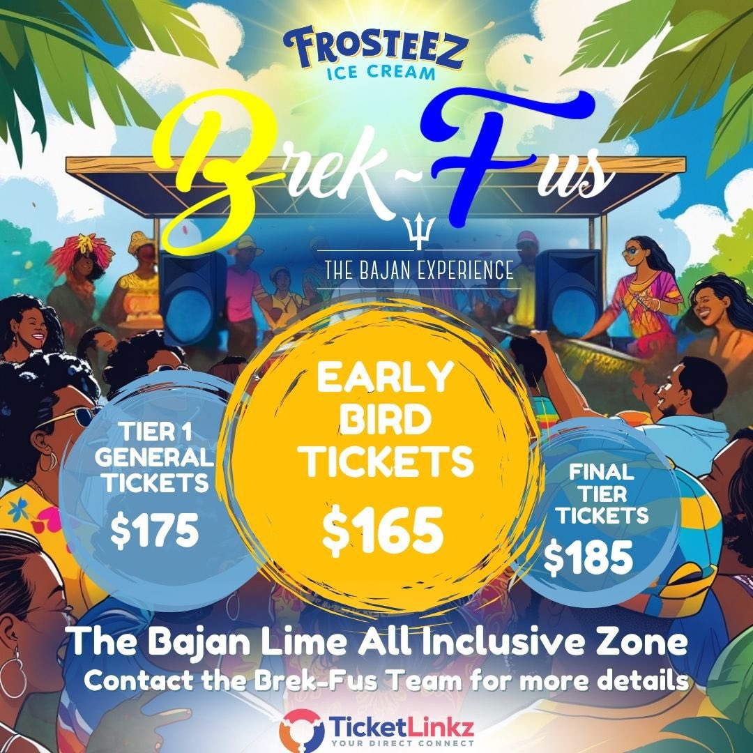 RForde246's tweet image. 🇧🇧 Brek-Fus Massive 🇧🇧

*Location Alert*
Supporting 100% 🇧🇧🙌🏽 

A limited number of cocktail tables and packages are available. Email us at brekfus@gmail.com to reserve yours.

Stay tuned and follow @brekfus for updates!

#BrekFus
#TheBajanExperience
#VisitBarbados
#CropOver2025