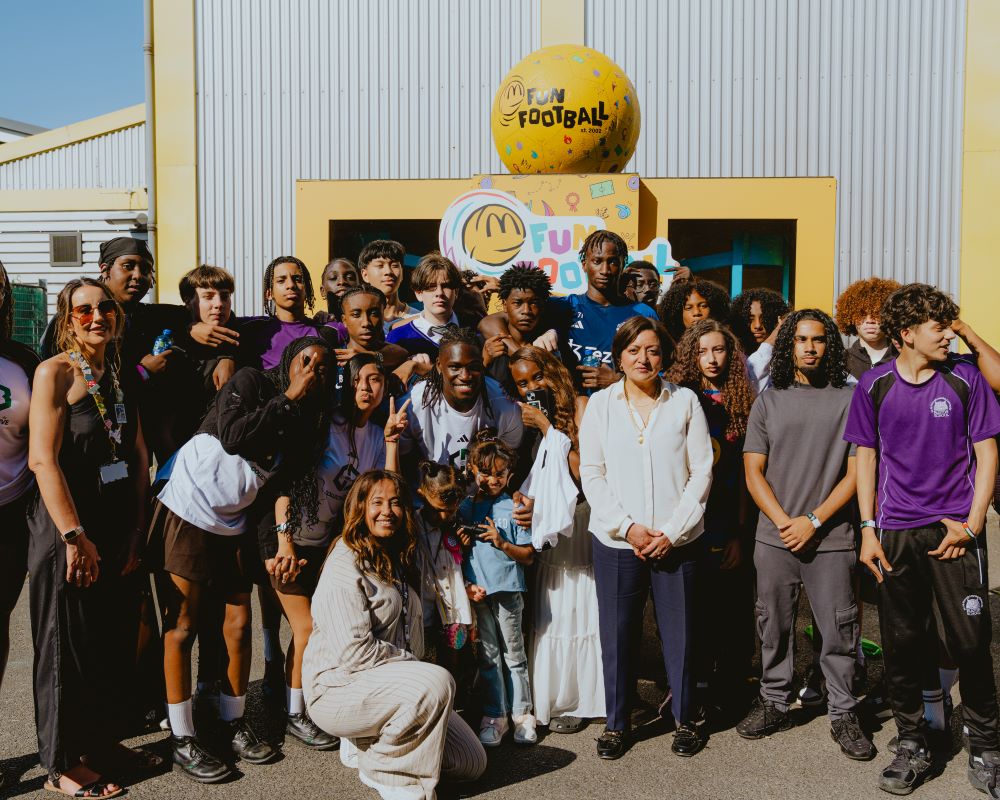 Mayor <a href="/rokhsanafiaz/">Rokhsana Fiaz OBE</a> OBE joined Fulham &amp; Nigeria football star <a href="/CalvinBassey/">Calvin Bassey</a>, who grew up in Newham, for the launch of his new initiative aimed at empowering the next generation of young Newham through education and safe spaces.