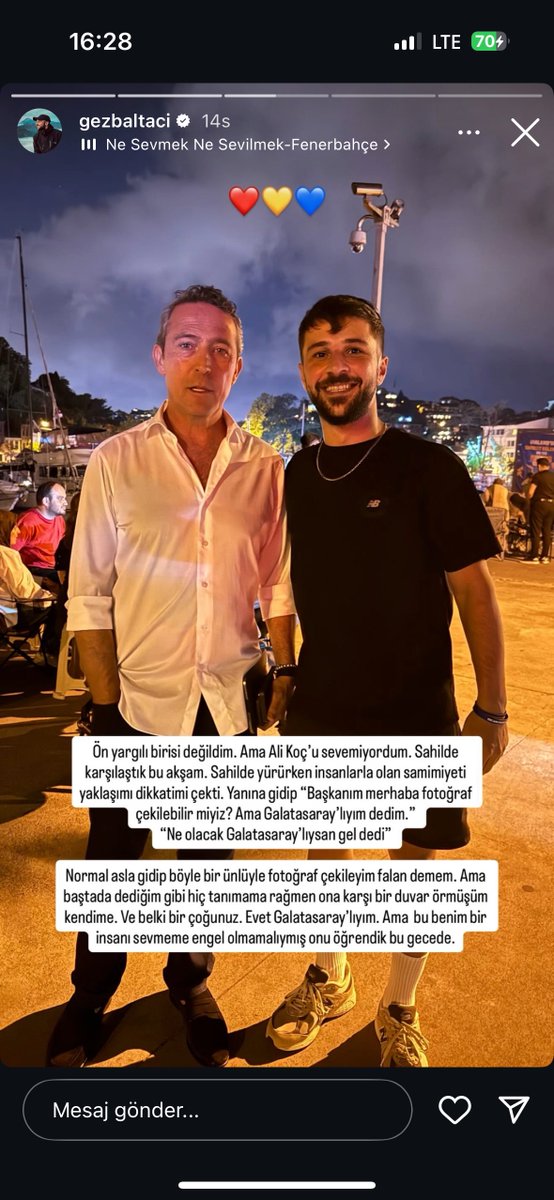 Fenerbahçelisi fotoğraf çektirmek istemez zaten :D