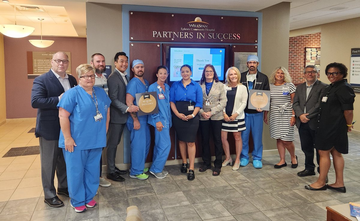 We are #WellSpanProud to be recognized as the first Robotic Surgery Network Center of Excellence in Pennsylvania by the Surgical Review Corporation. This designation recognizes our excellence in surgical outcomes and commitment to quality and safety. 👏