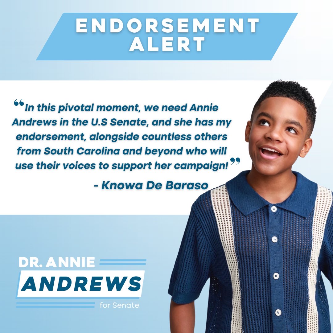 Annie Andrews is the definition of strong, and much needed leadership. Lindsey Graham has been nothing but a failure, a waste of taxpayer dollars, and waste of space in the U.S Senate. While Annie is taking care of patients at her job, Lindsey Graham is warmongering. While Annie