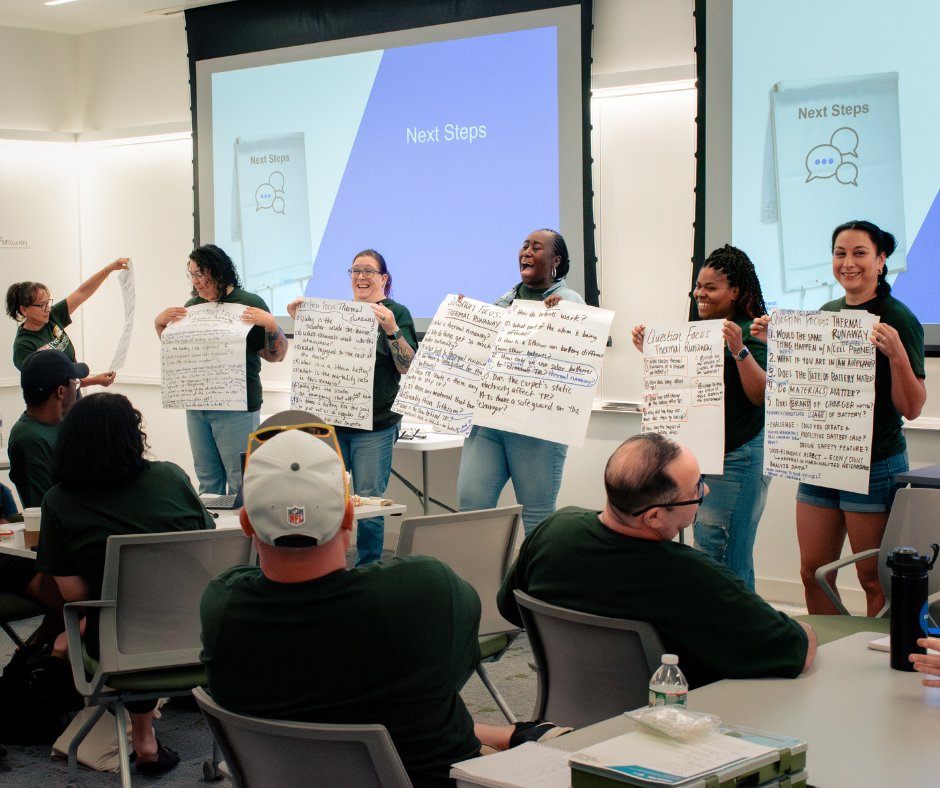 PennEngineers's tweet image. In June, Penn Engineering hosted the Xplorlabs Educator Fellowship Summit. Teachers explored safety science via workshops on sprinklers, burn scenes & Li-ion fires and heard talks by Chris Callison-Burch & @robertghrist.