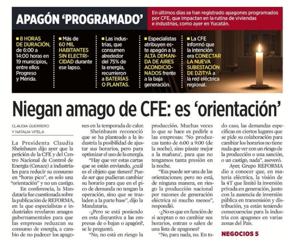 Apagónes del bienestar. Vamos bien.