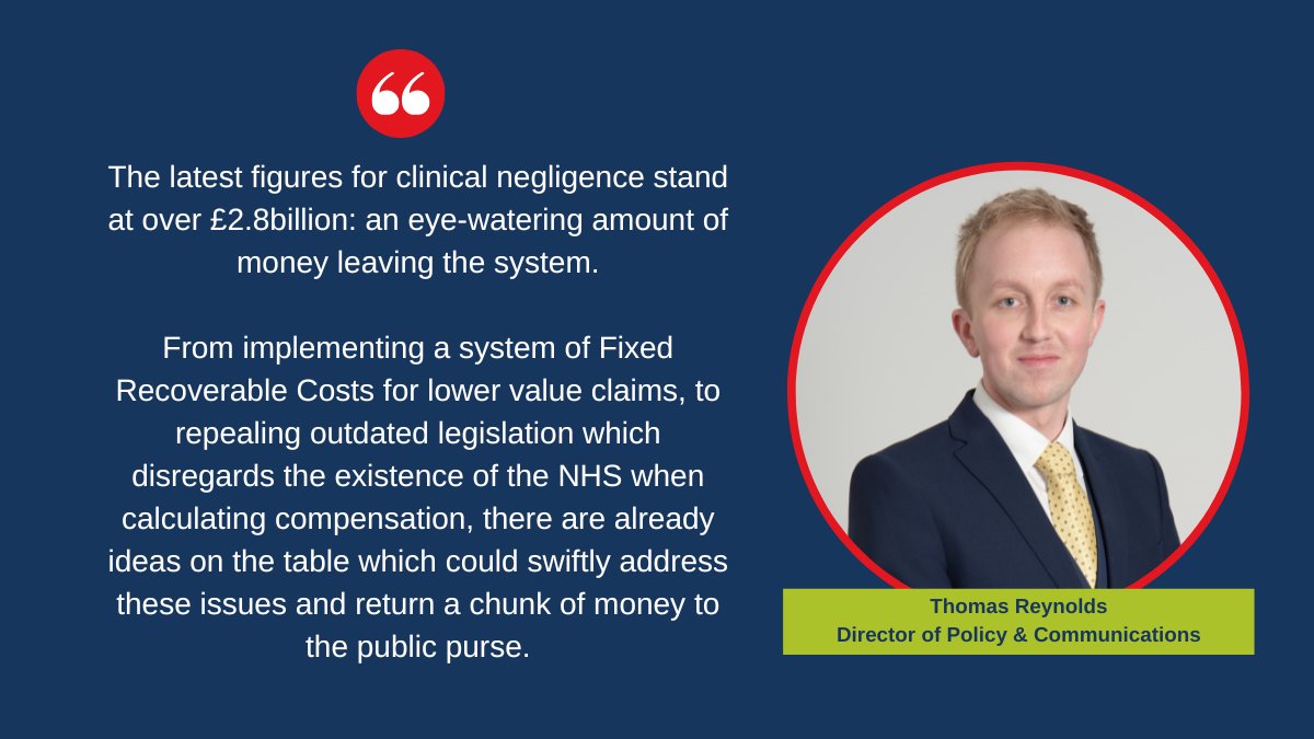 the_mdu's tweet image. We welcome @CommonsPAC&apos;s renewed scrutiny on the cost of clinical negligence.

We look forward to submitting evidence to the inquiry and making the case for a package of reforms to tackle our flawed clinical negligence system.