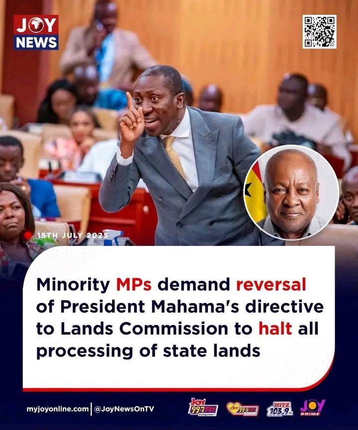 What’s happening to the NPP? A directive aimed at ensuring that state lands are not looted is what they want reversed. This is serious.