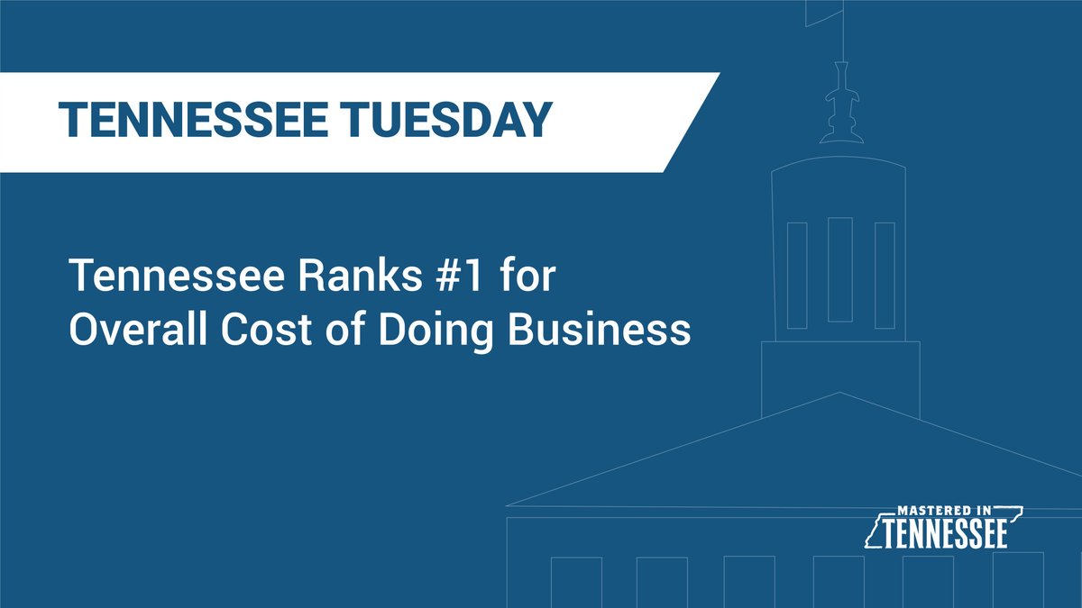 TNECD's tweet image. In 2024, TN was ranked #1 in the U.S. for Overall Cost of Doing Business by Area Development.
As we head into Q3 with nearly 3.4K new jobs & $1.6B in capital investment secured so far this year, it’s clear that businesses agree—TN is the best state to do business. 👏 #TNTuesday