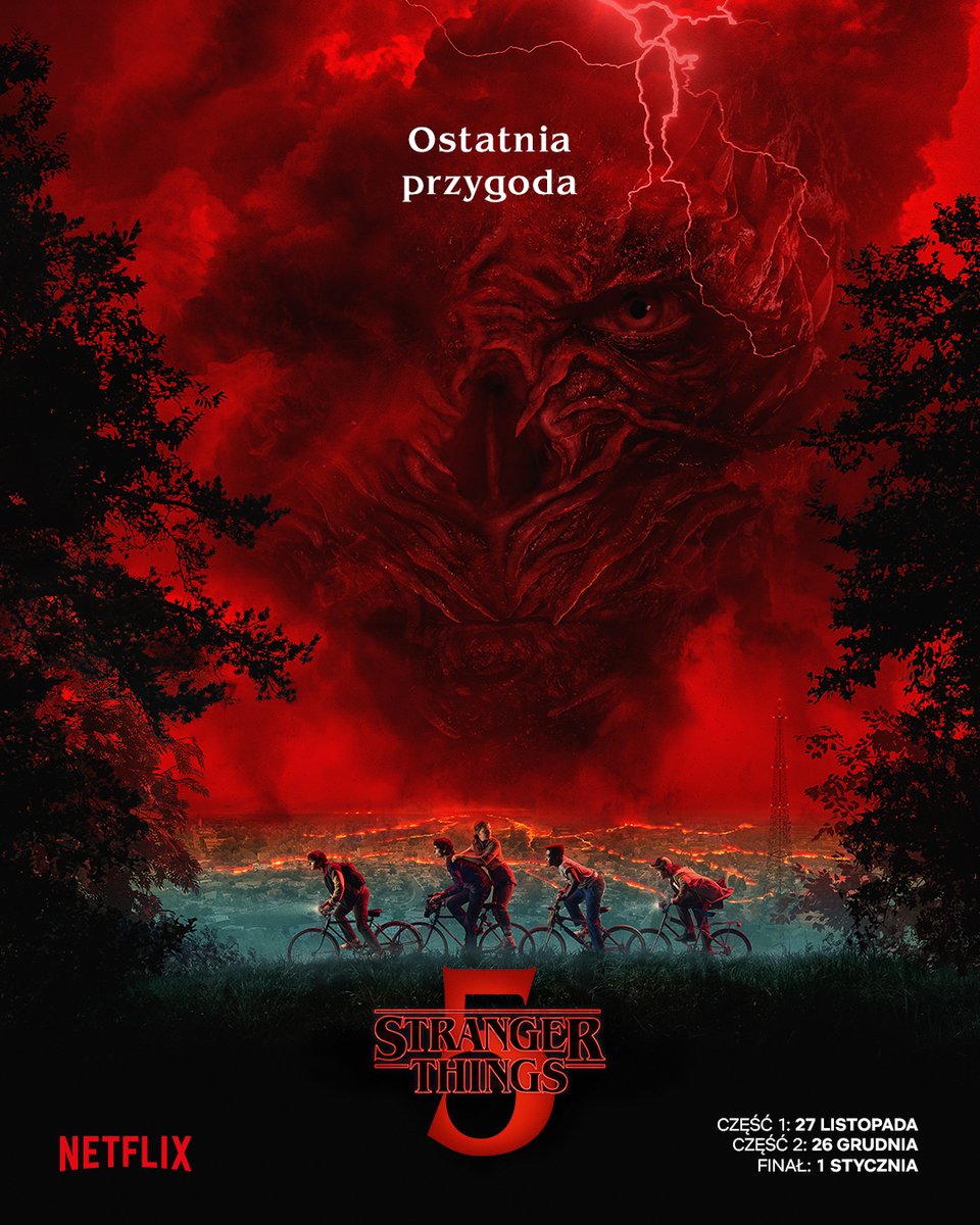 NetflixPL's tweet image. Pora na ostatni rozdział 🔥 Zapowiedź „Stranger Things 5” już jutro.