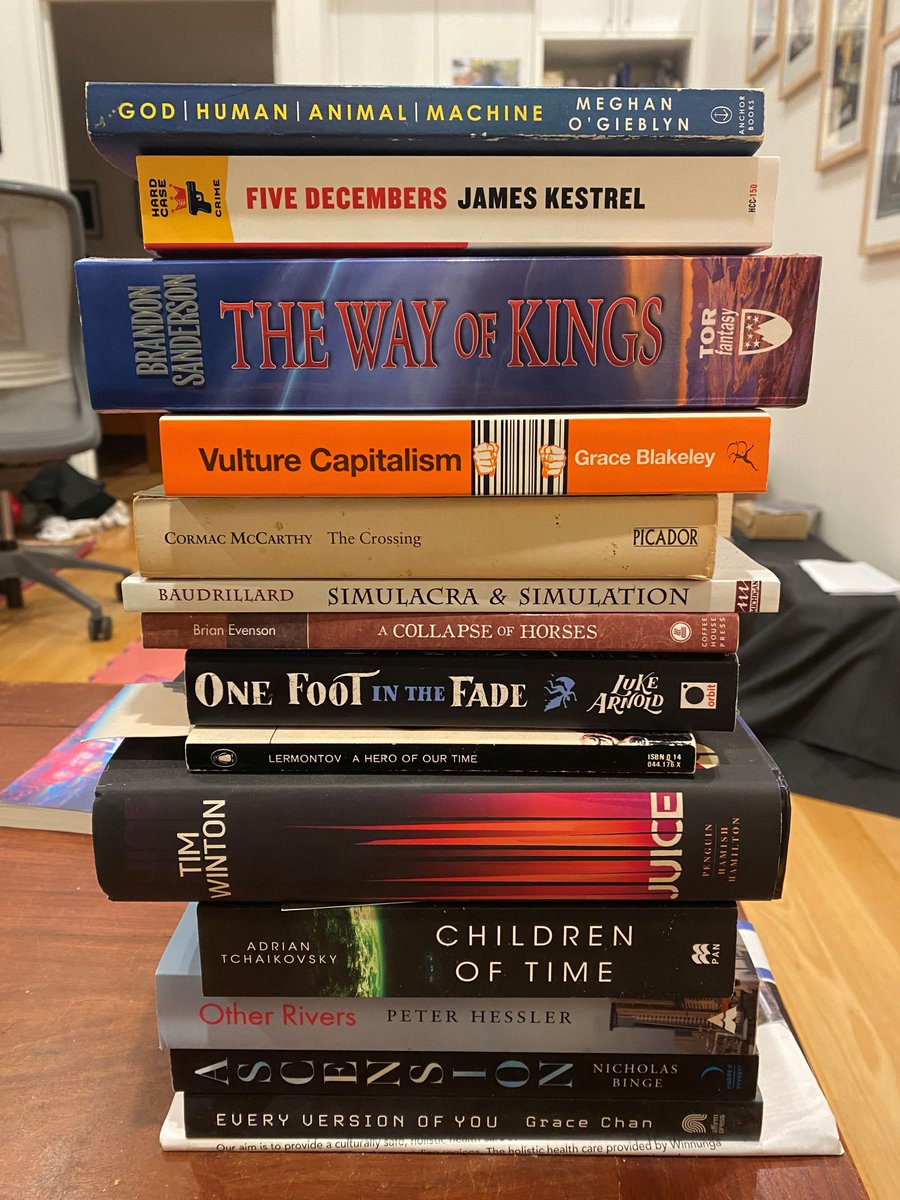 TheEscherMan's tweet image. Current TBR: