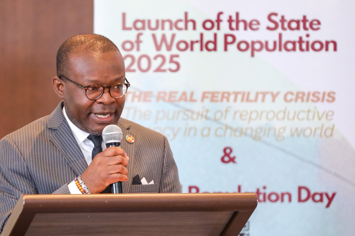 UNFPAEthiopia's tweet image. ''This year’s theme 'the real fertility crisis: the pursuit of reproductive agency in a changing world' is a
global call to action. It invites all stakeholders to uphold the rights & choices of individuals.''
@EpieSaturnin Chief, @UNFPA_AARO
#WorldPopulationDay #SWP2025