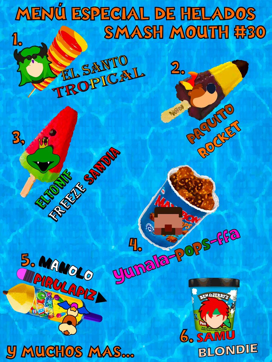 MalagaSmash's tweet image. Quedan 5 días para el mensual y la calor no para, así que nuestros candidatos del menú especial están listos para darlo todo 🥵🍦esto y mucho más el domingo 🤪
