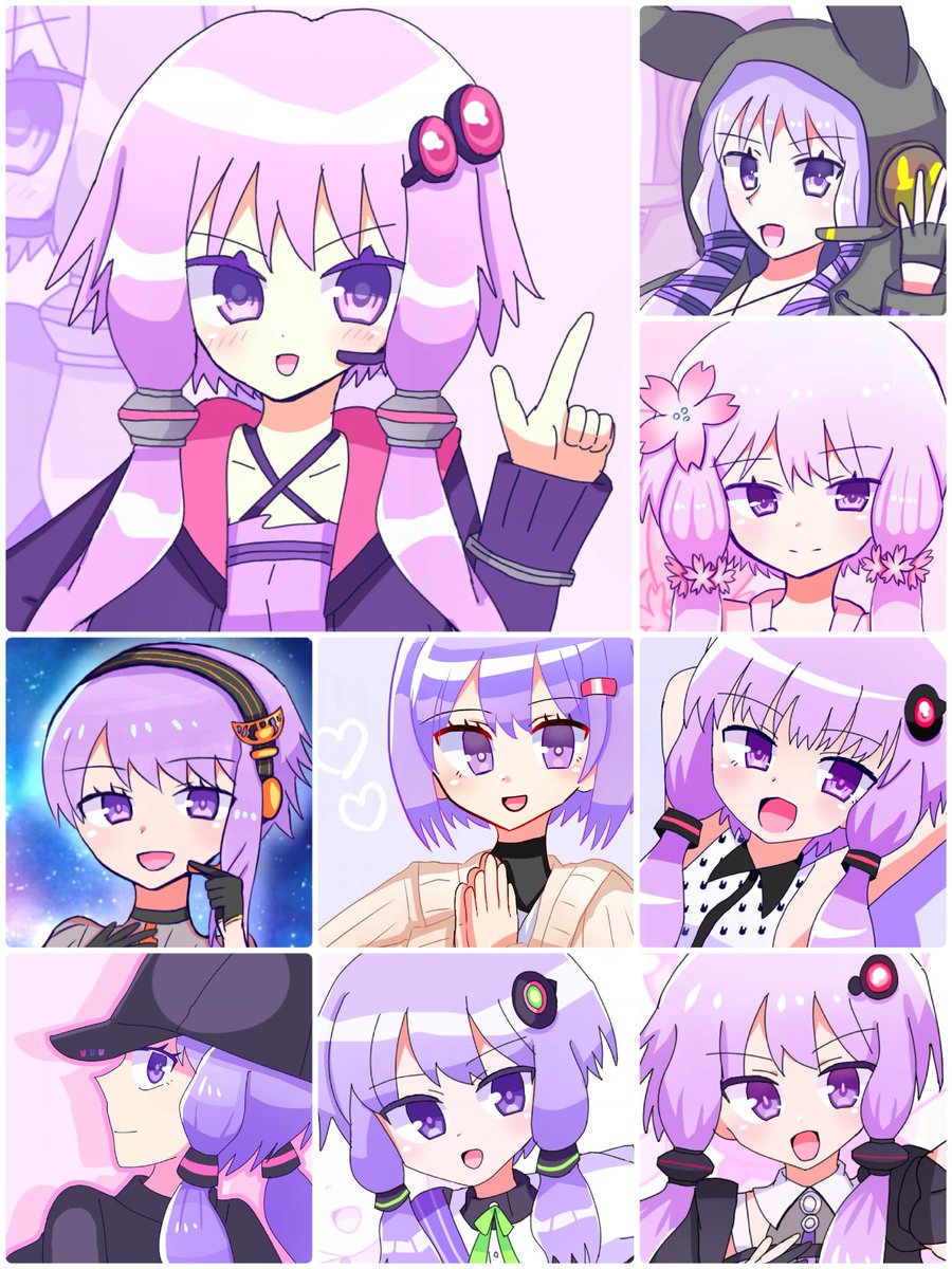 いろんなゆかりさんを描いたよ
#結月ゆかり