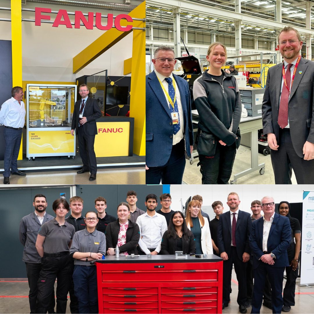 JohnSlinger's tweet image. This #WorldYouthSkillsDay: what skills will best prepare young people for the future?
I've been speaking with students at Warwickshire College and visiting Rugby's innovative companies like MTC, Intec, and FANUC UK. Time we listened to tomorrow's pioneers. #WYSD2025
