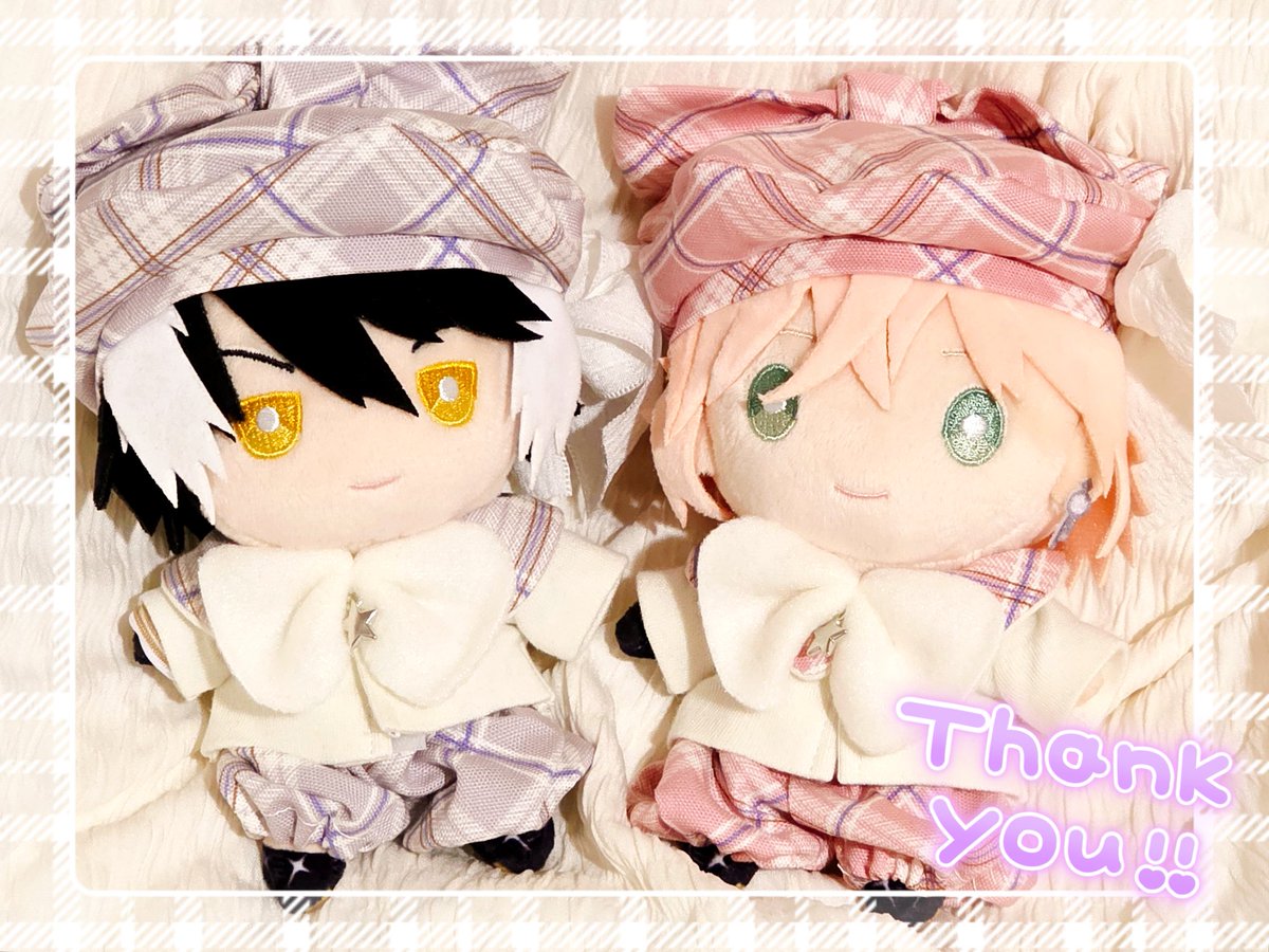 karu_pas's tweet image. せさみさん(@sesameyoi)のセーラー服が届きました!!!! 早速推しVコンビに着せました👍️
ちょうどメンカラーそろってるし、箱名にもある星のチャームついてるし…で、運命感じてオーダーして良かったと思いました!
素敵なお洋服をありがとうございました…!🙇