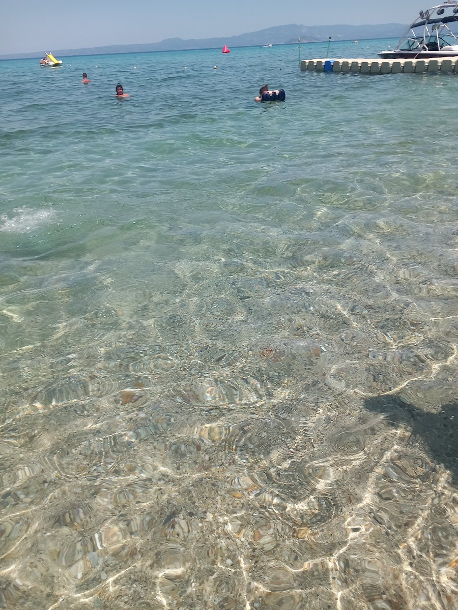 Сонце и кристално чисто море☀️🌊