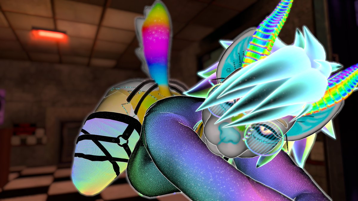 She hunting me down!
<a href="/Stitchohmf/">Stitch</a> 
#VRChat  #SFWContent