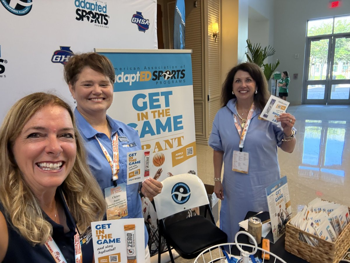 .@adaptedsports Get in the Game! Grant is LIVE and open to help school districts across Georgia start @adaptedsports teams, thanks to funding from the State of Georgia Appropriations Committee and @gadeptofed — Learn more here! 
adaptedsports.org/aaasp-get-in-t…