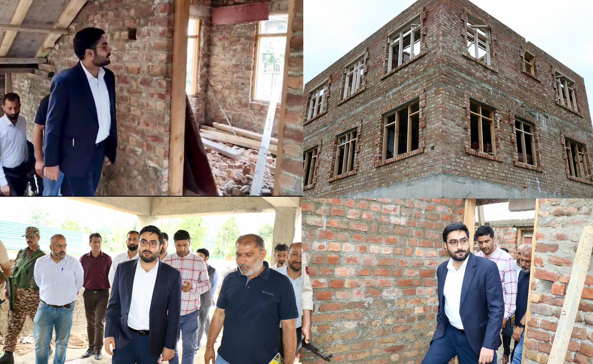 Srinagar district administration (@srinagaradmin) on Twitter photo DC Srinagar <a href="/akshaylabroo/">Akshay Labroo</a> inspects progress of work on construction of Tehsil Office Khanyar
Emphasizes timely completion of the project, ensuring strict adherence to quality standards
<a href="/diprjk/">Information & PR, J&K</a> DC Srinagar <a href="/akshaylabroo/">Akshay Labroo</a> inspects progress of work on construction of Tehsil Office Khanyar
Emphasizes timely completion of the project, ensuring strict adherence to quality standards
<a href="/diprjk/">Information & PR, J&K</a>