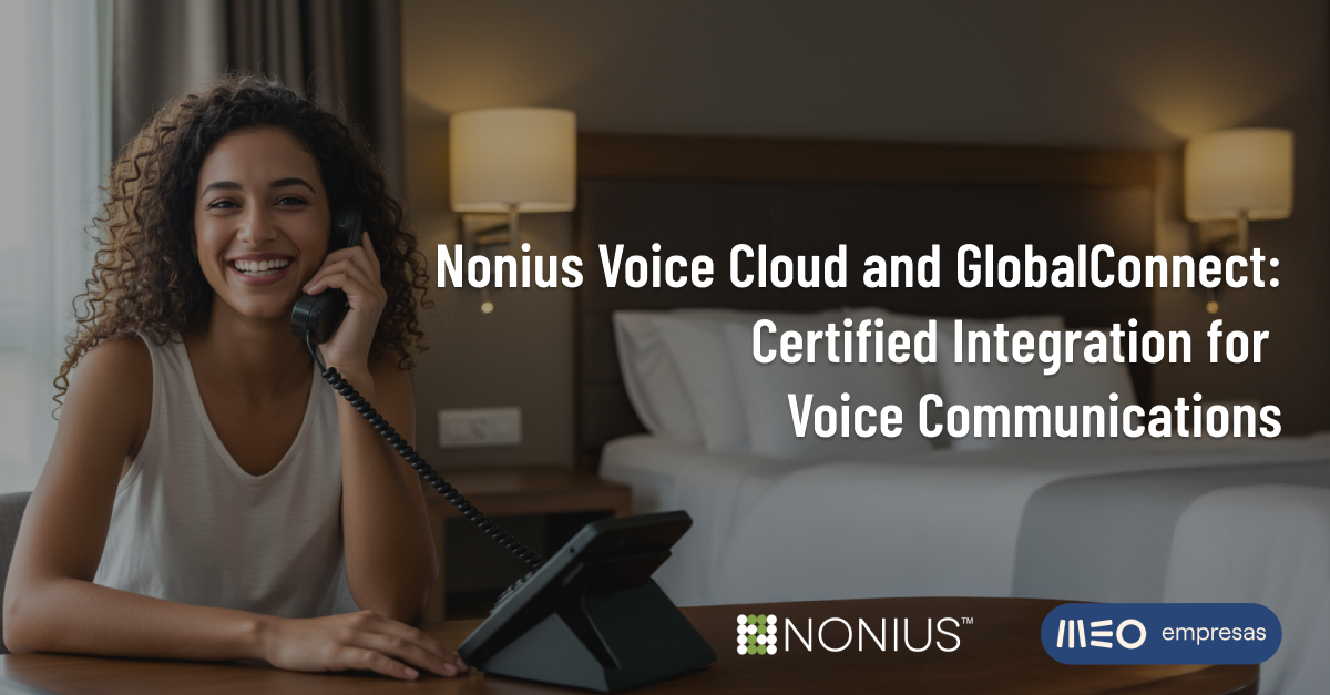 📞 Nonius Voice Cloud + GlobalConnect by MEO Empresas: Certified and Ready to Deploy

🔗 Read the full announcement: noniussolutions.com/2025/07/15/non…

#Nonius #NoniusVoice #GlobalConnect #MEOEmpresas #HospitalityTechnology