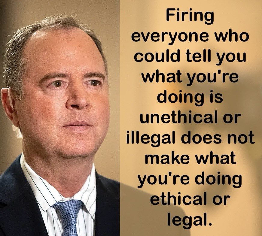 Can someone please tell Benjamin Netanyahu and his cronies that what Adam Schiff just said definitely applies to them, too?