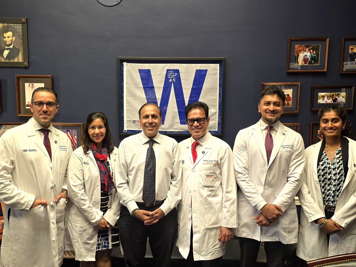 dyavagal's tweet photo. Big news from Washington D.C.! 🚀
Our #MissionThrombectomy initiative, a national and global effort by the Society of Vascular and Interventional Neurology (SVIN), is pushing to make emergency thrombectomy surgery for stroke reversal accessible to everyone, everywhere.
Yesterday, July 14th, the SVIN Mission Thrombectomy team was on Capitol Hill! We met with Congressmen Raja (IL) and Latimer (NY), and engaged with 18 other lawmaker offices. The response to our proposal for federal legislation to standardize EMS for severe stroke patients was incredibly enthusiastic! This is a crucial first step to getting eligible patients rapid, life-saving thrombectomy.
We're energized and excited to make this a reality for all stroke patients in the US, setting a global standard! #StrokeAwareness #HealthcareLegislation #SVIN #Thrombectomy Mission Thrombectomy
