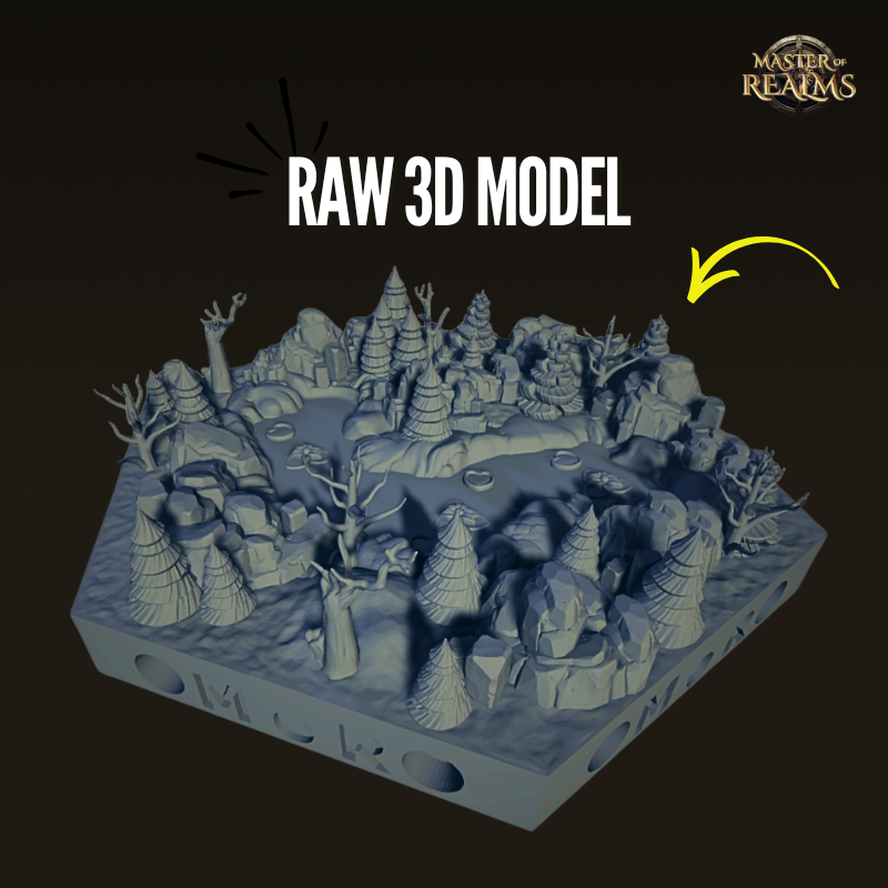 MasterofRealm's tweet image. From In-App Scene to Paintable 3D Model! 🎨✨ Bring your fantasy world to life with Master of Realms!

Join Our Discord Communityv -  discord.gg/Qa9YtaXAHZ

#masterofrealms #rpgmapping #3dprintedmodel  #ttrpgcommunity #dnd5e #5e #pathfinder #hexmaps #mapmaking  #wargaming