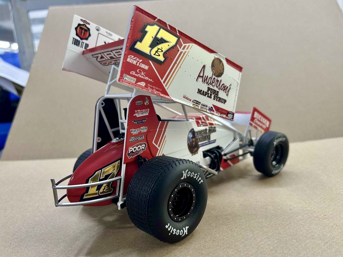billbalogracing's tweet image. Here’s a first look at the beautiful @AndersonsMaple 1:18 scale 17B diecast for 2025! These are still available for pre-order. We are hoping to receive them in August sometime but don’t have a confirmed date yet.
𝗦𝗵𝗼𝗽 | billbalog.com/shopping/