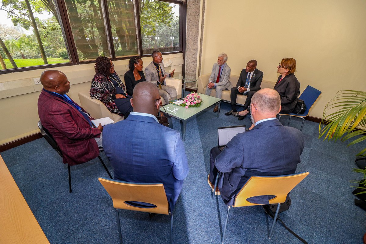 State Dept For Environment & Climate Change (@enviclimatec_ke) on Twitter photo <a href="/EnviClimateC_Ke/">State Dept For Environment & Climate Change</a> PS Dr. <a href="/Eng_F_Ngeno/">Dr. Eng. Festus K. Ng’eno, MIEK, CBS</a> today held a bilateral meeting with a team from the IPCC, led by Chair Prof. Jim Skea, to discuss Kenya's interests and strategic priorities in AR7.
#Partnership <a href="/EnviClimateC_Ke/">State Dept For Environment & Climate Change</a> PS Dr. <a href="/Eng_F_Ngeno/">Dr. Eng. Festus K. Ng’eno, MIEK, CBS</a> today held a bilateral meeting with a team from the IPCC, led by Chair Prof. Jim Skea, to discuss Kenya's interests and strategic priorities in AR7.
#Partnership