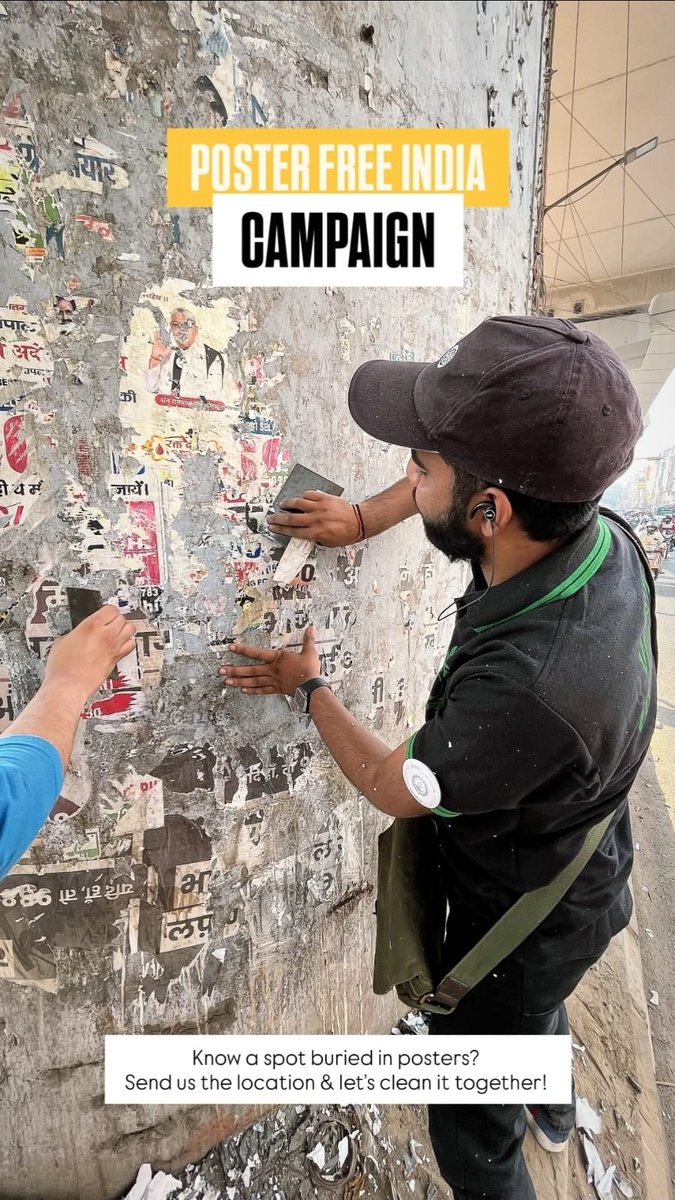 Vrikshit Foundation ® (@vrikshit) on Twitter photo #𝐏𝐨𝐬𝐭𝐞𝐫𝐅𝐫𝐞𝐞𝐈𝐧𝐝𝐢𝐚 𝐢𝐬 𝐁𝐀𝐂𝐊!
Walls aren’t billboards. Cities aren’t notice boards.
Know a spot ruined by posters?
DM us or tag the location. 📍#VrikshitFoundation
<a href="/MCD_Delhi/">Municipal Corporation of Delhi</a>
<a href="/SBM_MCD/">Swachh Survekshan MCD</a> <a href="/DelhiPolice/">Delhi Police</a>
<a href="/LtGovDelhi/">LG Delhi</a>
<a href="/CMODelhi/">CMO Delhi</a>
<a href="/RajaiqbalSingh3/">Raja Iqbal Singh</a>
<a href="/AshwaniKumar_92/">Ashwani Kumar</a> #𝐏𝐨𝐬𝐭𝐞𝐫𝐅𝐫𝐞𝐞𝐈𝐧𝐝𝐢𝐚 𝐢𝐬 𝐁𝐀𝐂𝐊!
Walls aren’t billboards. Cities aren’t notice boards.
Know a spot ruined by posters?
DM us or tag the location. 📍#VrikshitFoundation
<a href="/MCD_Delhi/">Municipal Corporation of Delhi</a>
<a href="/SBM_MCD/">Swachh Survekshan MCD</a> <a href="/DelhiPolice/">Delhi Police</a>
<a href="/LtGovDelhi/">LG Delhi</a>
<a href="/CMODelhi/">CMO Delhi</a>
<a href="/RajaiqbalSingh3/">Raja Iqbal Singh</a>
<a href="/AshwaniKumar_92/">Ashwani Kumar</a>