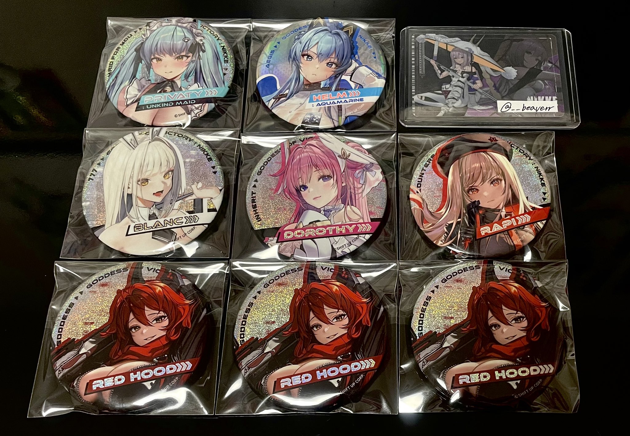 勝利の女神 NIKKE 韓国 ゴッデス 缶バッジ ドロシー ストア限定】＜韓国輸入商品＞NIKKE トレーディング缶バッジ
