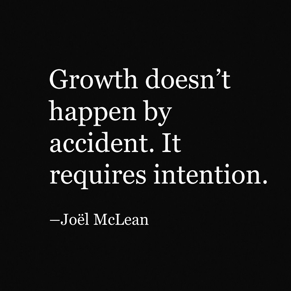 gcouros's tweet image. "Growth doesn’t happen by accident. It requires intention." Joël McLean
3 Ways I Keep Growing (and So Can You) - by Joël McLean mailchi.mp/georgecouros/w…