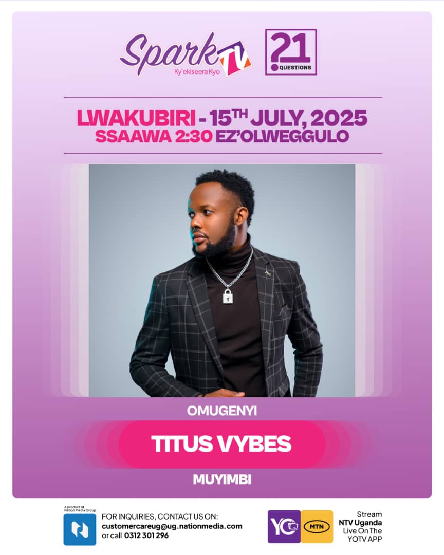 PromotahVago42's tweet image. Tito will live on your Television anytime from now.
#LumasabaToDiWorld
@sparktvuganda @Titusvybes #TVN