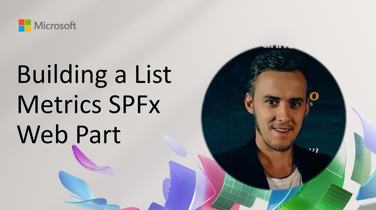 💡 Track list metrics in SharePoint using a custom SPFx web part!  

<a href="/tanel_vahk/">Tanel Vähk</a> shows how to summarize list data (counts, averages, etc.) with customizable visuals and layout options.  

📺 → msft.it/6017SWd3f  

#Microsoft365Dev #SPFx #SharePoint #PnPjs