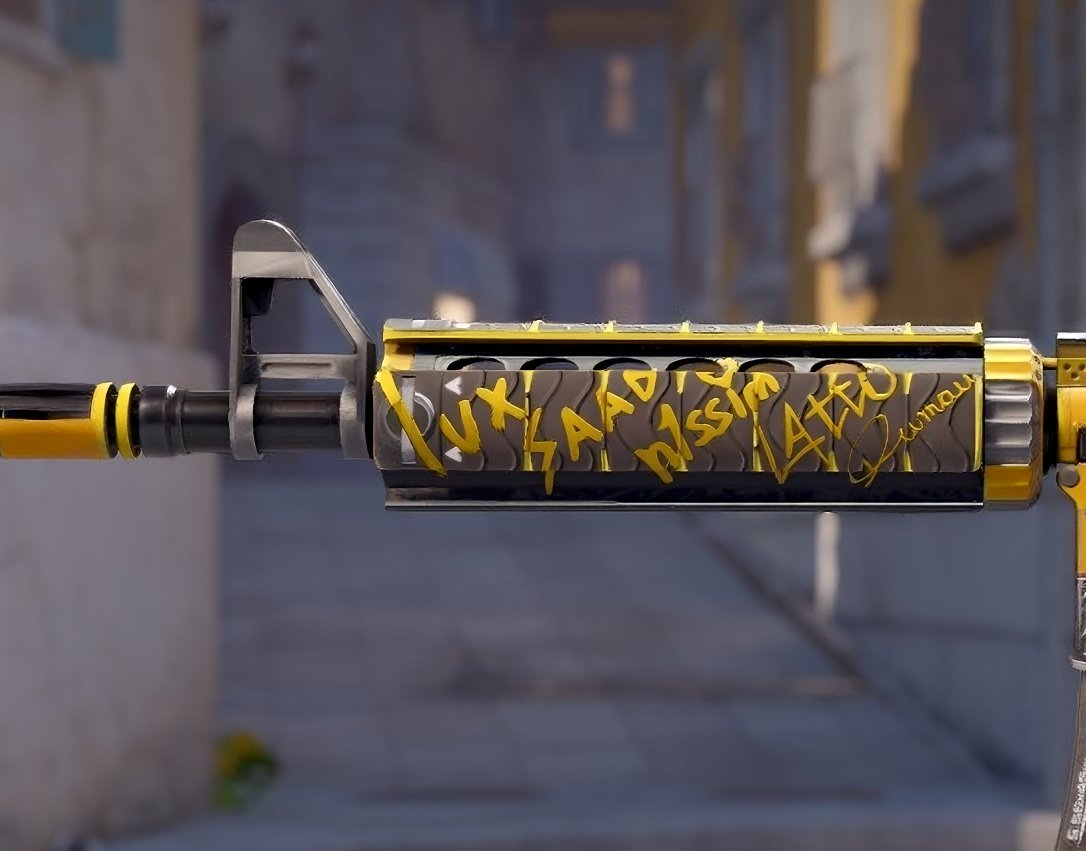 MatchSkins's tweet image. Se liguem na M4A4 Buzz Kill que o @imguyla jogou na mão do @luxcsgo_ pra esse qualifier pra esse ESL Pro League S22 South America - Closed Qualifier 🔥🔥🔥
Acham que vai buffar a @legacyggbr?