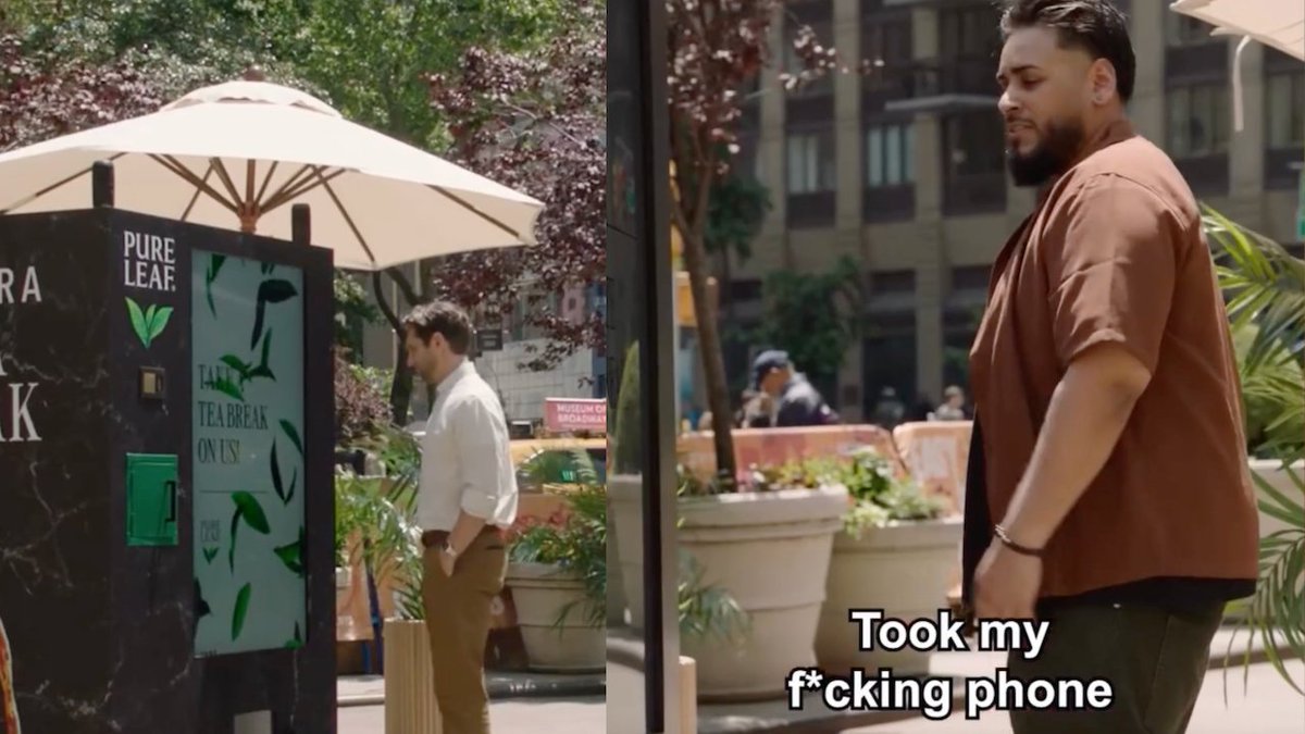 How do you get busy New Yorkers to take more breaks? <a href="/PureLeaf/">Pure Leaf</a> gets them to unknowingly lock their phones away for 10 minutes in exchange for a free bottle. #BreakTime #PureLeaf

instagram.com/reel/DL5_jXvOe…