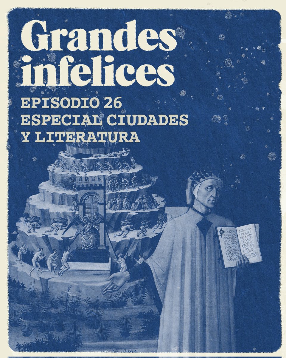 Hoy tenemos una sorpresa para vosotros. Ya podéis escuchar un EPISODIO ESPECIAL DE GRANDES INFELICES sobre ciudades y literatura. En él hablamos de Safo, Dante, Homero y Marco Polo, entre otros 👇
open.spotify.com/episode/1HePLO…