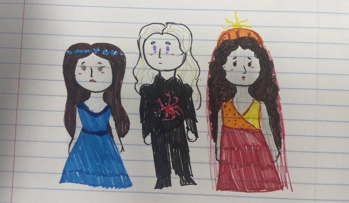ChiquisDraws's tweet image. I hate school so here is why I did when not paying attention :D
ββββββββββββββββββββββ
#ASOIAF