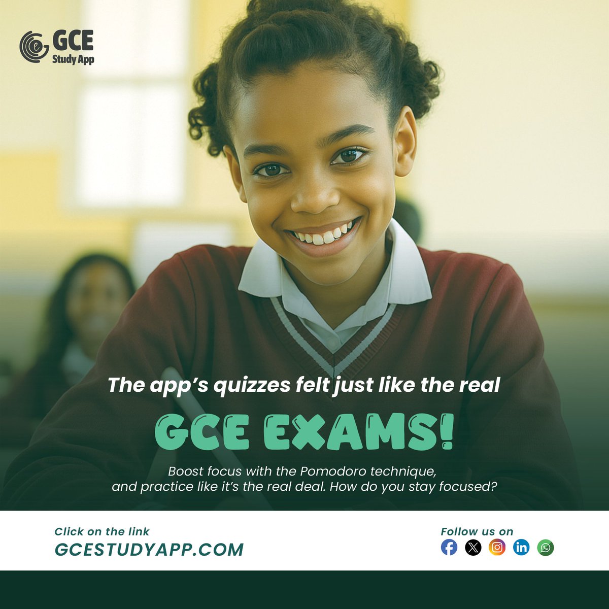 CGCEGuideApp's tweet image. 3 Study Habits Every GCE Student Should Master
 These three habits:
1. Active recall – Instead of rereading notes
2. Spaced repetition – Review content over.
3. Consistent practice – Small, daily efforts.
Access our app through the link: gcestudyapp.com

#CGCE #StudyApp