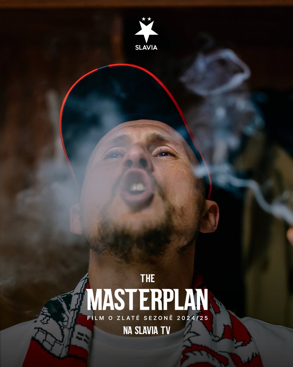 🎞️ 𝐓𝐇𝐄 𝐌𝐀𝐒𝐓𝐄𝐑𝐏𝐋𝐀𝐍 na #SlaviaTV

Připravte se na jízdu zlatou sezonou, začínáme v půl deváté na našem YouTube kanále. 

Sledujte ve 20:30 👉 slavia.cz/MASTERPLAN