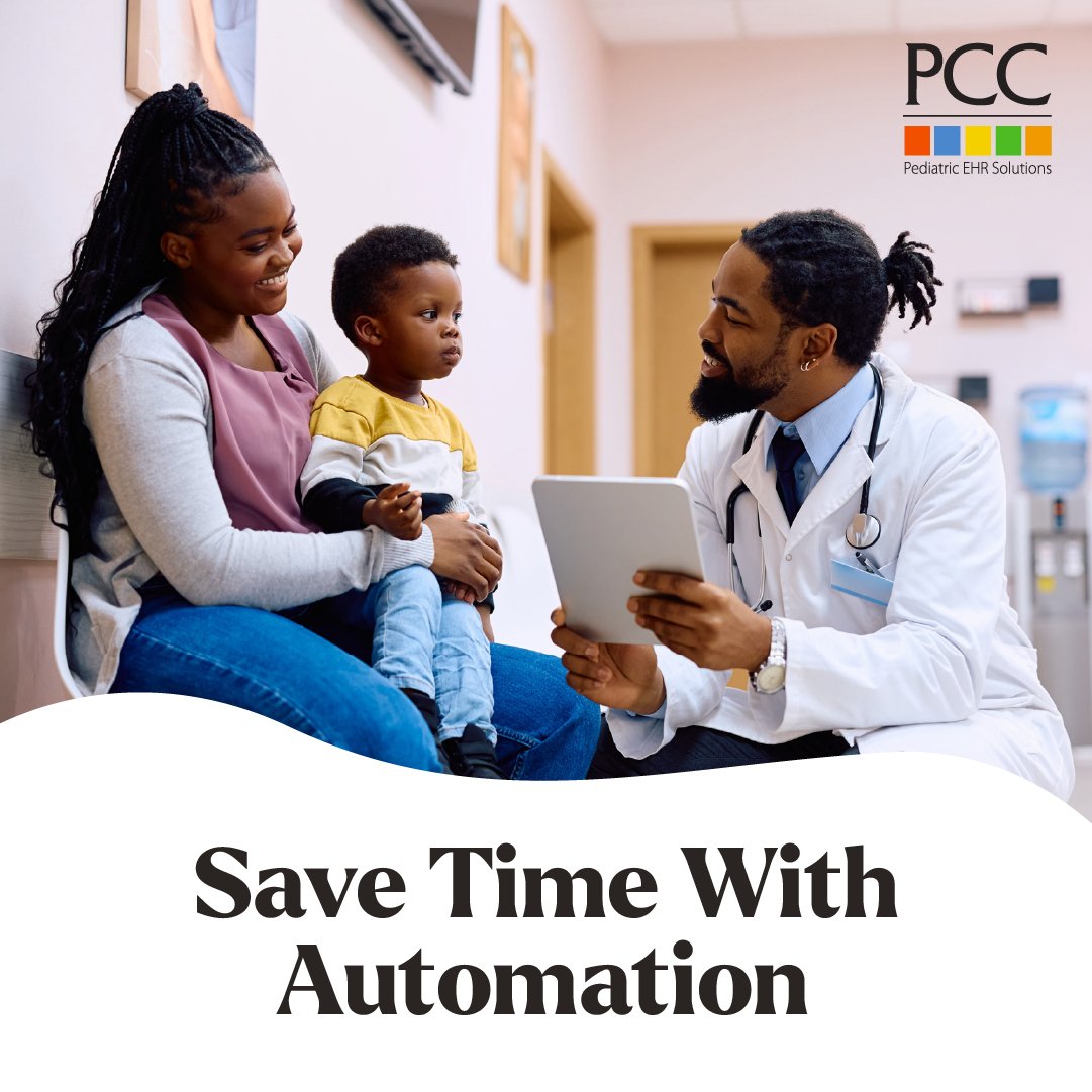 PCC's automation can be your practice’s key to saving time with features like:

⚡ Automated patient recall
⚡ Real-time insurance checks
⚡ Auto payment posting

Reclaim your day with PCC’s time-saving tools: hubs.la/Q03vfZph0 #Pediatrics #PCCEHR
