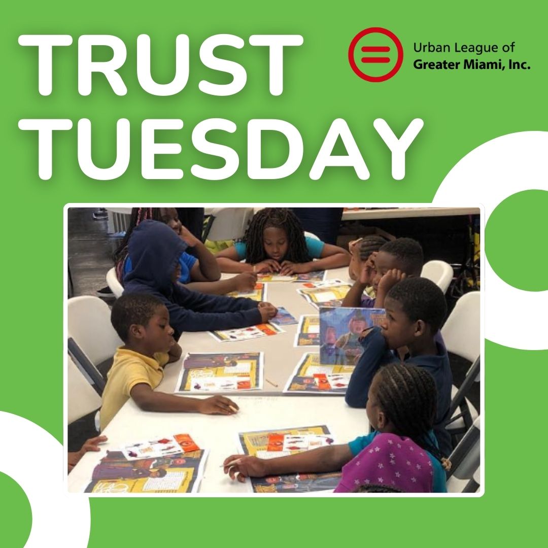 Another edition of #TrustTuesday is here! 💚 Today, we’re featuring the Urban League of Greater Miami, Inc. and its We Rise Reads program, a Trust-funded initiative that provides 90 youth enrolled in Miami-Dade County Public Schools with a structured, in-person and web-based