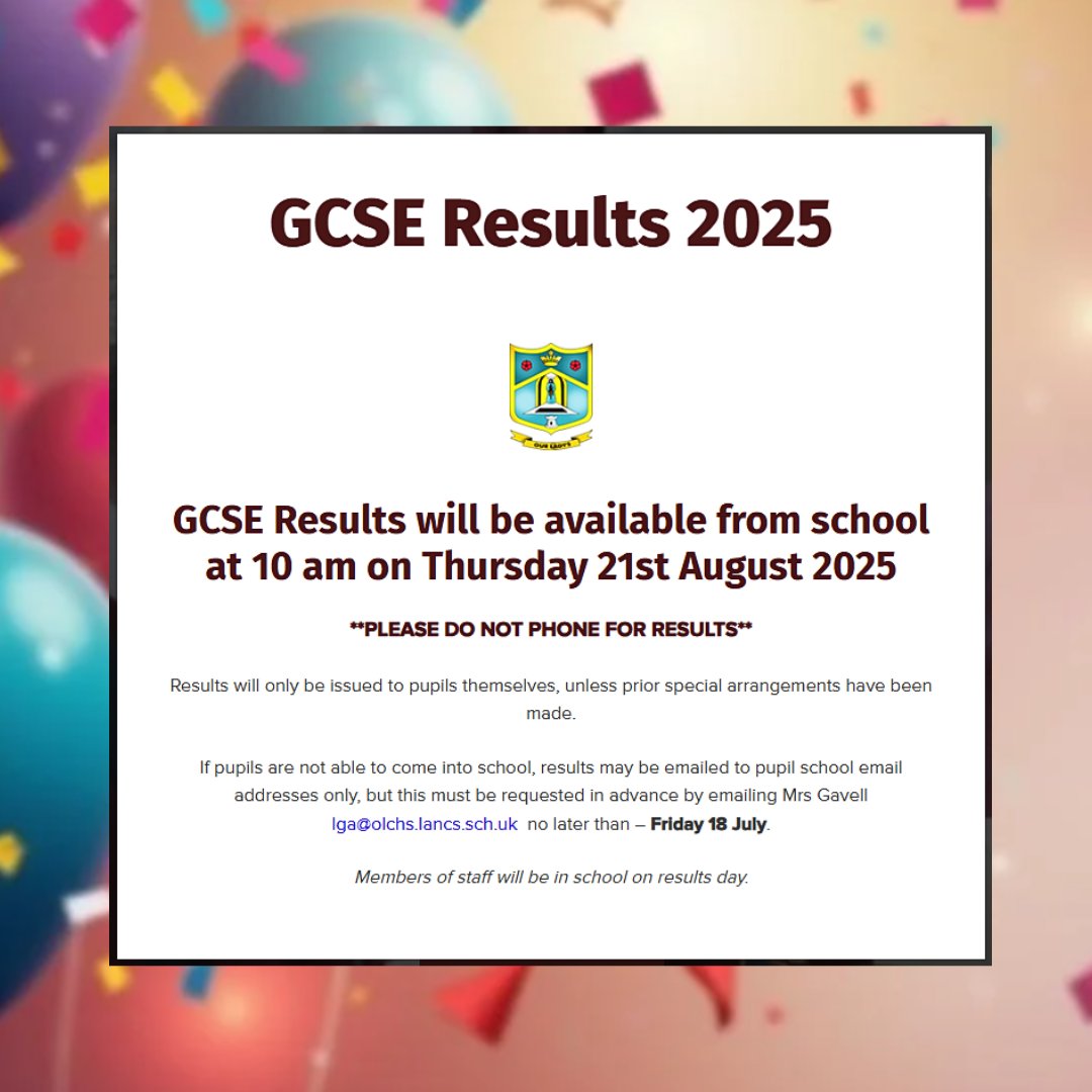 OLCHS (@olchspreston) on Twitter photo 