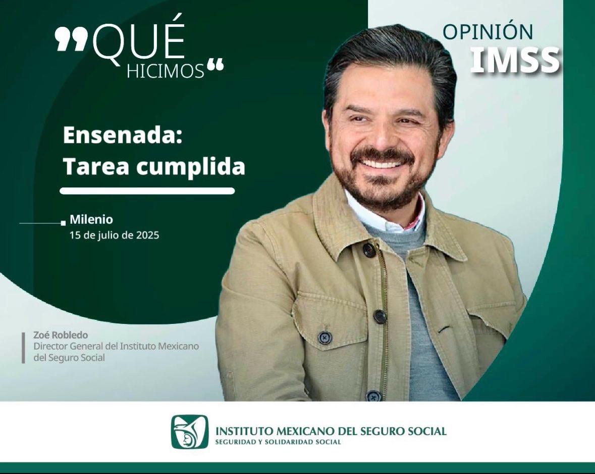 📰 El sábado 12 de julio, bajo el sol de Ensenada, inauguramos el nuevo Hospital General Regional No. 23 de <a href="/Tu_IMSS/">IMSS </a>.

A las afueras, la presidenta <a href="/Claudiashein/">Claudia Sheinbaum Pardo</a>, con megáfono en mano, atendía a un grupo de personas. Les dijo: “Nadie se niega al diálogo”, y así, con diálogo, fue