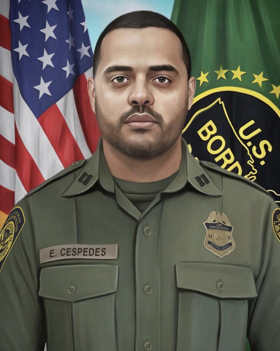 LELDF's tweet image. On Friday afternoon, while spending time with his family at South Padre Island, Texas, off-duty Supervisory Border Patrol Agent Eric Cespedes observed two of his children in distress after being caught in the water’s dangerously strong rip current.
Without hesitation, Eric…